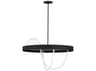 Visual Comfort Modern Uneri 2-Light Nightshade Black Pendant