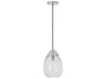 Visual Comfort Modern Alina 1-Light Polished Nickel Mini Pendant
