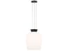 Visual Comfort Modern Vetro 1-Light Bronze Pendant