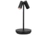 Visual Comfort Modern Doppia Black Table Lamp