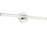 Visual Comfort Modern Reiya 1-Light Chrome Vanity Light