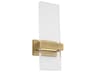 Visual Comfort Modern Flyta 1-Light Natural Brass Wall Sconce