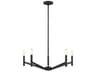Visual Comfort Studio Vector 5-Light Midnight Black Candelabra Chandelier