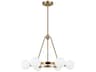Visual Comfort Studio Clybourn 6-Light Satin Brass Globe Chandelier
