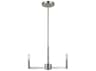 Visual Comfort Studio Fullton 3-Light Brushed Nickel Candelabra Chandelier