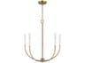 Visual Comfort Studio Greenwich 5-Light Satin Brass Candelabra Chandelier