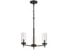 Visual Comfort Studio Zire 3-Light Brushed Oil Rubbed Bronze Candelabra Cylinder Chandelier