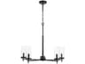 Visual Comfort Studio Zire 5-Light Midnight Black Candelabra Cylinder Chandelier
