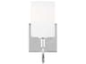 Visual Comfort Studio Oak Moore 1-Light Chrome Wall Sconce