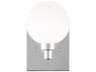 Visual Comfort Studio Clybourn 1-Light Chrome Wall Sconce