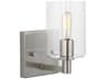 Visual Comfort Studio Fullton 1-Light Brushed Nickel Wall Sconce