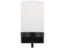 Visual Comfort Studio Zire 1-Light Midnight Black Wall Sconce