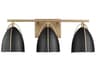Visual Comfort Studio Norman 3-Light Satin Brass Vanity Light