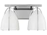 Visual Comfort Studio Norman 2-Light Chrome Vanity Light