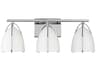 Visual Comfort Studio Norman 3-Light Chrome Vanity Light
