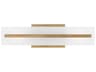 Visual Comfort Studio Dex 2-Light Satin Brass Vanity Light