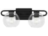 Visual Comfort Studio Codyn 2-Light Midnight Black Vanity Light