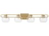 Visual Comfort Studio Codyn 4-Light Satin Brass Vanity Light