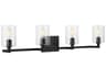 Visual Comfort Studio Fullton 4-Light Midnight Black Vanity Light