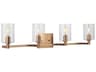 Visual Comfort Studio Fullton 4-Light Satin Brass Vanity Light