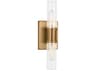Visual Comfort Studio Keaton 2-Light Satin Brass Vanity Light