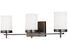 Visual Comfort Studio Zire 3-Light Brushed Oil Rubbed Bronze Vanity Light