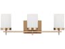 Visual Comfort Studio Zire 3-Light Satin Brass Vanity Light