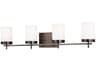 Visual Comfort Studio Zire 4-Light Brushed Oil Rubbed Bronze Vanity Light
