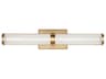 Visual Comfort Studio Syden 1-Light Satin Brass Vanity Light