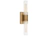 Visual Comfort Studio Keaton 2-Light Satin Brass Vanity Light