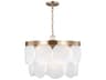 Visual Comfort Studio Mellita 6-Light Satin Brass Pendant