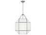 Visual Comfort Studio Morrison 3-Light Brushed Nickel Lantern Pendant