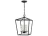 Visual Comfort Studio Dianna 4-Light Midnight Black Lantern Pendant
