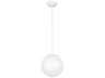 Visual Comfort Studio Leo 1-Light White Globe Mini Pendant