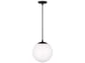 Visual Comfort Studio Leo 1-Light Midnight Black Globe Mini Pendant