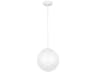 Visual Comfort Studio Leo 1-Light White Globe Mini Pendant