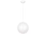 Visual Comfort Studio Leo 1-Light White Globe Mini Pendant