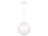 Visual Comfort Studio Leo 1-Light White Globe Mini Pendant