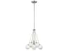 Visual Comfort Studio Bronzeville 1-Light Brushed Nickel Globe Pendant