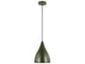 Visual Comfort Studio Oden 1-Light Olive Green Mini Pendant