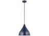 Visual Comfort Studio Oden 1-Light Navy Blue Pendant