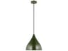 Visual Comfort Studio Oden 1-Light Olive Green Pendant