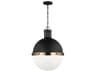 Visual Comfort Studio Hanks 1-Light Midnight Black Globe Pendant