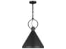 Visual Comfort Studio Lyon 1-Light Midnight Black Pendant