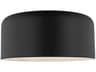 Visual Comfort Studio Malone 1-Light Midnight Black Dome Flush Mount