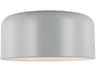 Visual Comfort Studio Malone 1-Light Matte Grey Dome Flush Mount