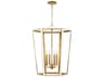 Visual Comfort Studio Curt 4-Light Matte White Lantern Chandelier