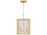 Visual Comfort Studio Erro 4-Light Burnished Brass Chandelier