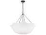 Visual Comfort Studio Stassi 4-Light Aged Iron Black Bowl Pendant