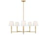 Visual Comfort Studio Greard 5-Light Gild Gold Chandelier